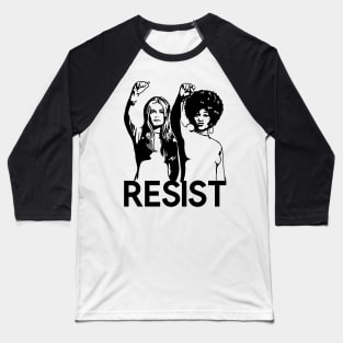 Gloria Steinem and Angela Davis Resist Baseball T-Shirt